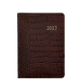 Aged Cognac Croc - new color! 2027 Datebook with The Notebook
f you don't see this selection on the pull down, you may note it in the check-out comments section or please call or email to order: 1.800.866.7367, info@scribesdelight.com