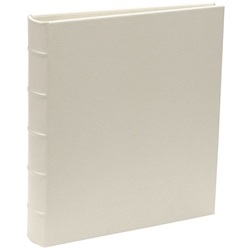 White Leather 5 x 7 Portrait Photo Album