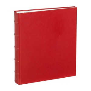 Medium 3-Ring Leather Photo Album in Saddle - oblation papers & press