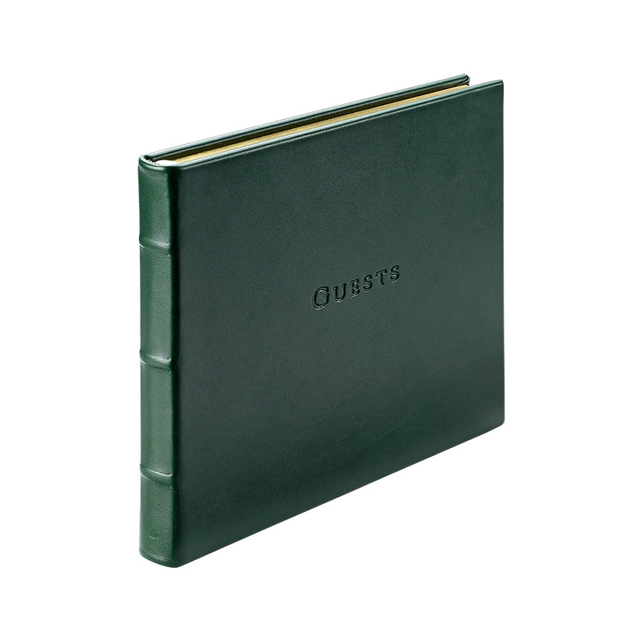 Italian Gold Edge Leather Guest Book – Scriptum Fine Stationery Oxford