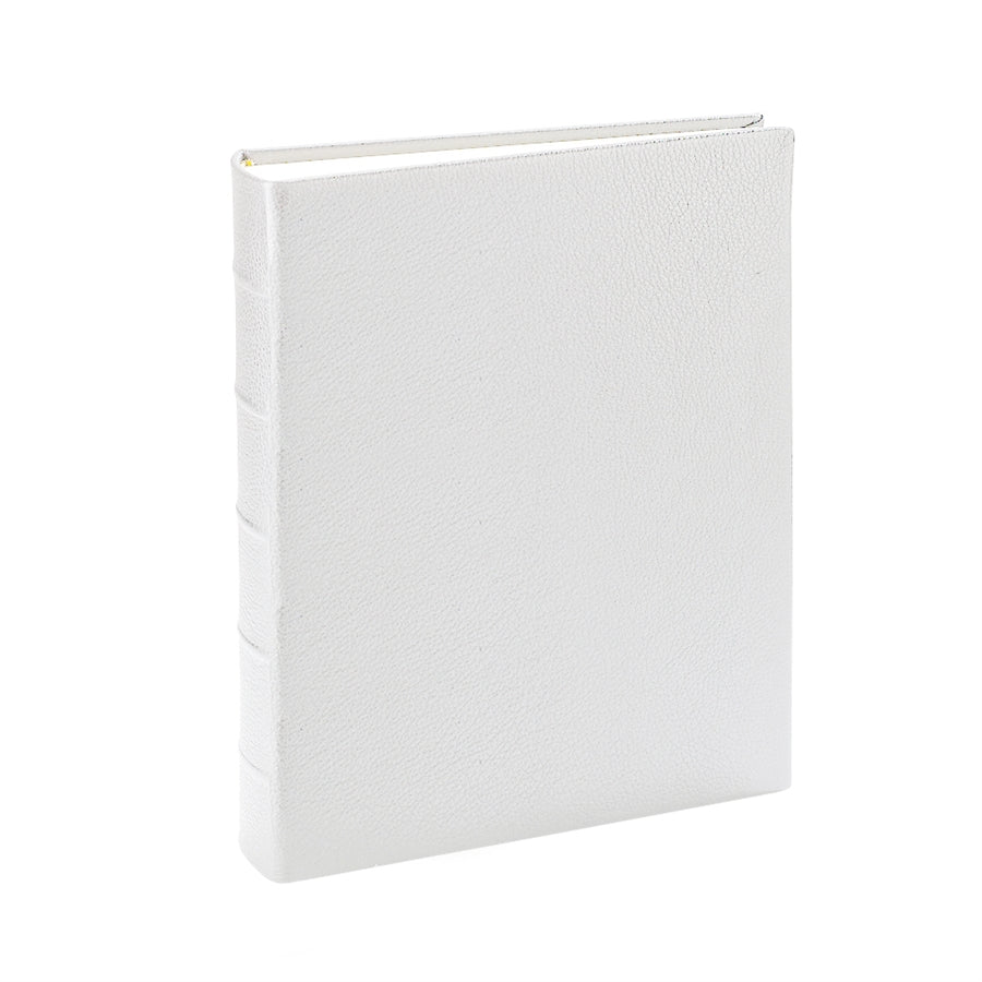 Leather Yarmouth 12x12 Scrapbook Ivory by Gallery Leather