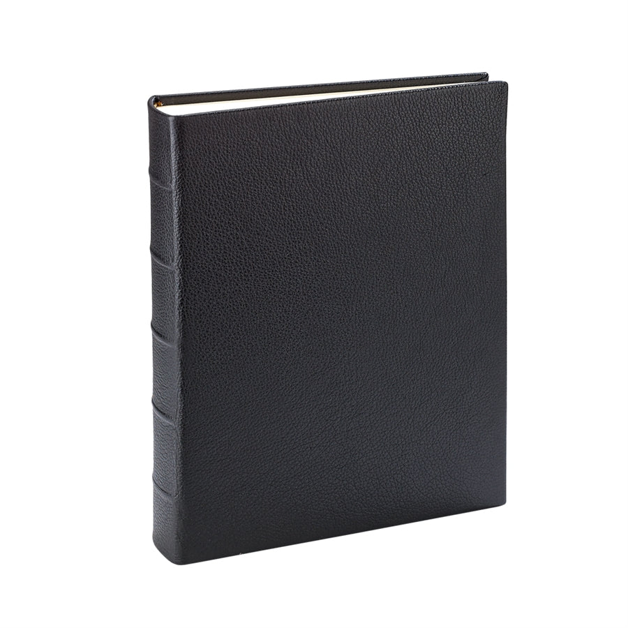 Gallery Leather Yarmouth 12 x 12 Scrapbook - Freeport Black