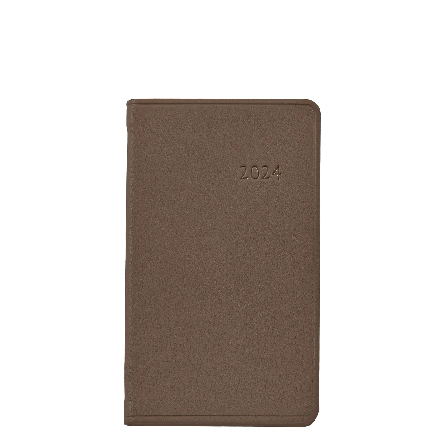 2024 Small Leather Pocket Calendar - 3 x 5
