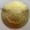 Embossed Gold Sticker Monoram