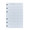 Refill pages for Leather Loose-leaf Address Book - blue with silver edges