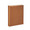 British Tan Leather Address Refillable Book Side View