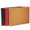 Classic Leather Guest Book -Tuxedo Black, Talbots Red, British Tan- with Library spine - "Guests" Blind Embossed on cover