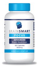 BrainSmart Focus brain supplement bottle