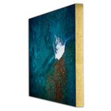 Gold Euro Frame. Aerial drone photography by Steve Munch Latitudes Fine Art. 