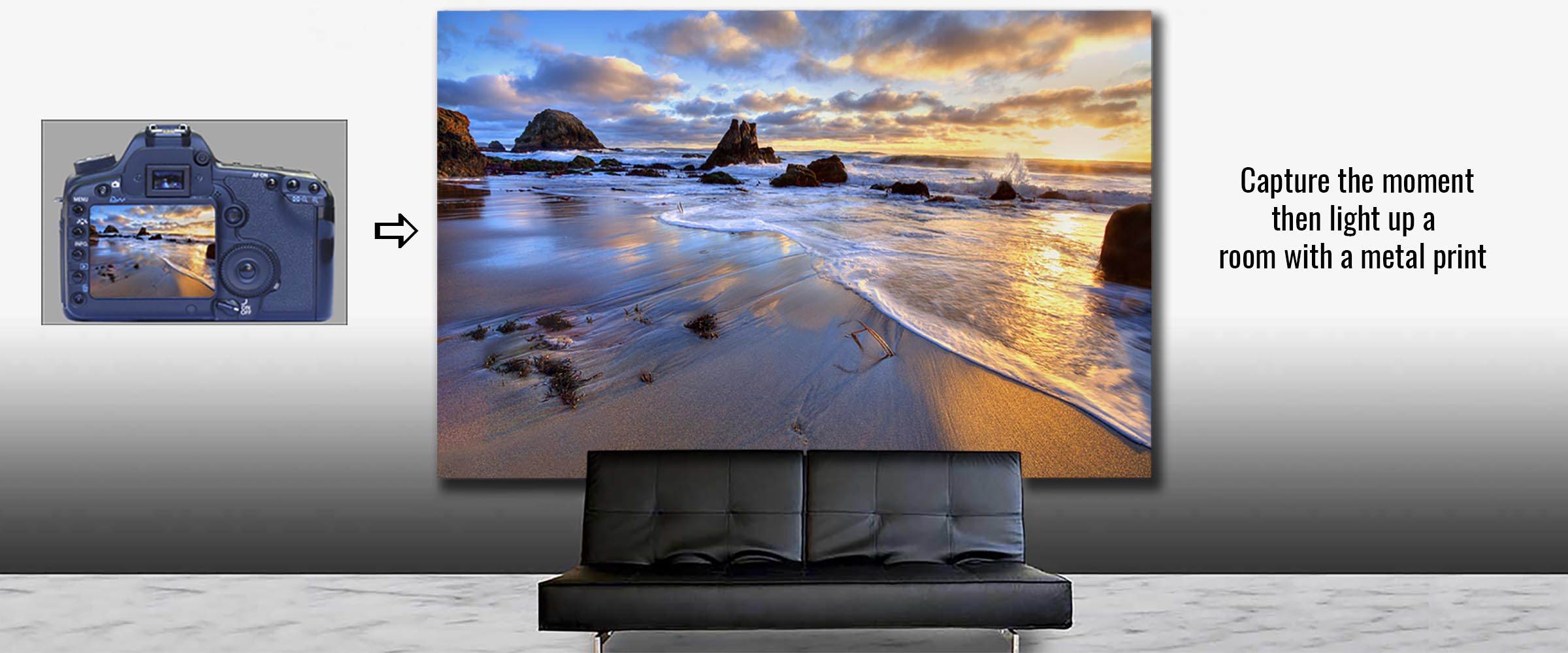 magna chrome metal prints