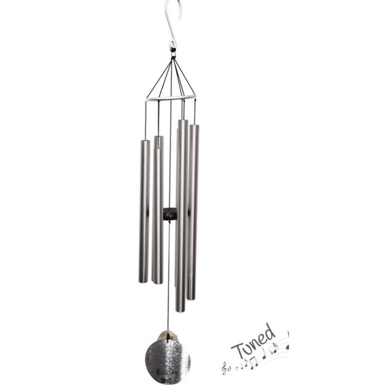 100cm Silver Wind Chime - 6 Tube