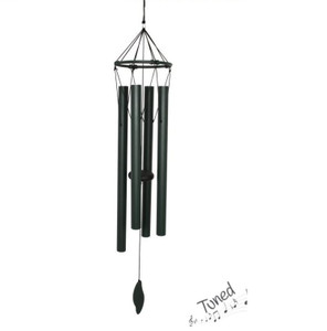 84cm Forest Green Wind Chime - 4 Tube
