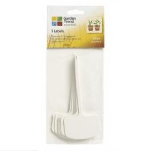 Plant Labels. 14cm Plastic T-shaped (Pack of 8)