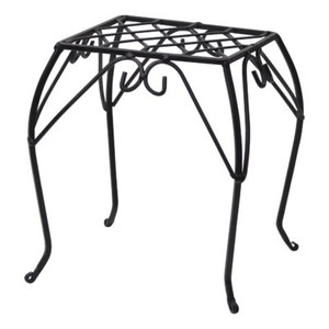 Plant Stool Sienna Square – Black