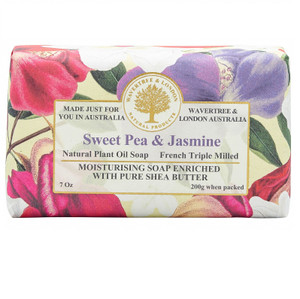 Wavertree & London - Sweet Pea & Jasmine Soap Wavertree & London - Sweet Pea & Jasmine Soap