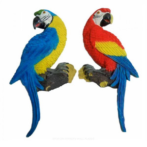 Parrot Wall Plaque 37cm