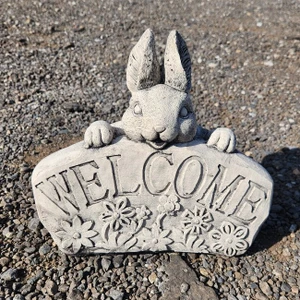 Concrete Welcome Rabbit