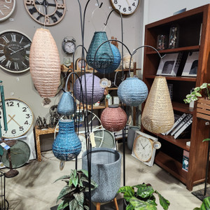 These lovely lanterns turn themselves on each night