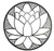 Lotus Round Metal Wall Art