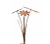 Rust Rotating Flower Stake