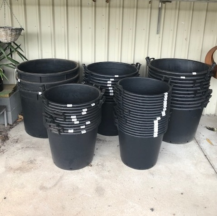 Black Plastic Pots 70Lt - 240Lt