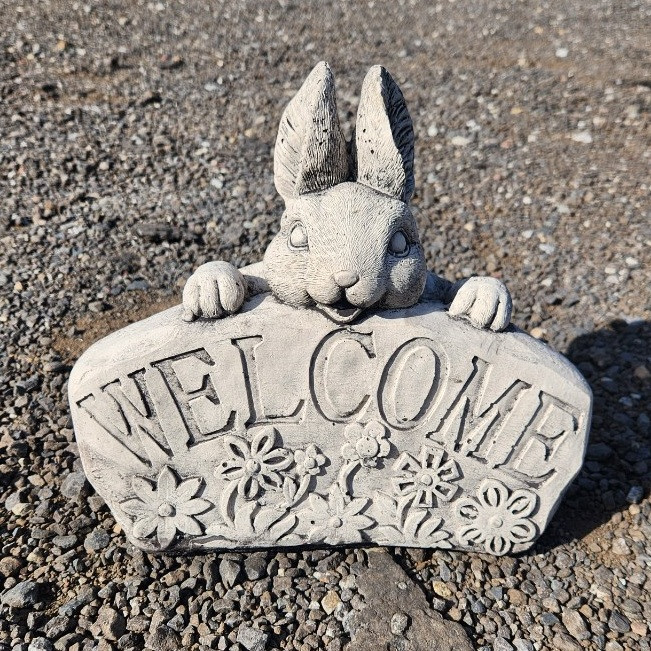 Concrete Welcome Rabbit