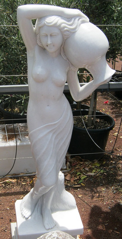 Marble lady carrying water