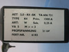 AET 3,0-K4-SK TA606731 Type K4 Prim 1500A Art W Sek ,25 CT VA5 Prufspannung 21kV (PM1572-6)