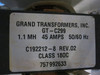 Rockwell Automation M003488Z43/192314 PLC Allen Bradley 2500A 2364 NRU Capacitor (PM1624-1)