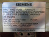 Siemens RFC-4000 4000A Fuse Drawout w 4000 Amp Fuses for RLF-4000 Air Breaker A (PM1819-4)