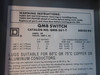 Square D QMB-361-T QMB 30 Amp 600 VAC Fusible Branch Switch D2 Series QMB361T (TK2860-3)