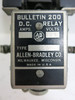 Allen Bradley E-110 Bulletin 200 D.C. Relay 5A 125V DC Relay (TK4693-19)