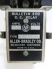 Allen Bradley E-210 Bulletin 200 D.C. Relay 5A 125V DC Relay (TK4692-14)