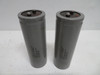 Image of Lot of 2 Cornell Dubilier 12-791985-00 Capacitor 12000 uF 350 W VDC 400 VDC Gray