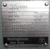 RBLT Westinghouse S12H 150 HP 123/2.0 Ratio 219 RPM 2 SF Gear Reducer 80R18988 (EBI3301-1)
