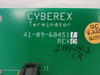 Cyberex 41-09-604511 Rev G Terminator Board PLC Card Module 41-09-60451-1 (TK5428-2)
