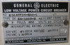 GE AK-2A-100S-2 4000A w AC Pro Trip Unit Breaker General Electric 4000 Amp 100 S (GA0036-1)
