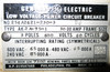 General Electric AK-2A-75-1 3000A Satin American Corp Trip LSIG Air Breaker EO (GA0505-1)