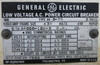 GE AK-3-75 3000A EO Air Breaker w/ LSIG Satin American Trip & Shunt & Aux (GA0538-1)