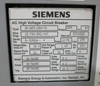 Siemens 1200A 38kV 38-3AFS-1500-56 56VDC AC High Voltage Vacuum Breaker (GA0733-2)