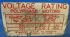 Tuthill Pump Motor 2HP XL56HCZ Type P 1725 RPM R602805B B903 230/460V 6.0A Doerr (GA0355-1)