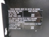 Square D Sy/Max Class 8030 Type RRK-200 30618-500-51 9-Slot Rack/Chassis Series E2 (BJ0033-2)