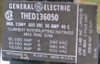 General Electric GE 8000 THED135050 50A Breaker 12" MCC Bucket Feeder 50 Amp (BJ0089-1)