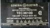 GE 8000 100A Breaker Size 3 Starter 30" MCC Bucket CR206E0 100Amp TECL (BJ0107-13)