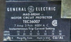 GE 8000 7 Amp TEC36007 Breaker Size 1 CR206C0 Starter 12" MCC Bucket 7A TECL (BJ0118-19)