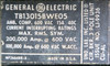 General Electric GE 8000 15A Breaker 6" MCC Feeder Bucket 15 Amp TRI-BREAK (BJ0143-19)