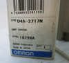 NEW Omron D4A-2717N Limit Switch B600 3,4,4X,6P,13 D4A-0700N Body D4A2717N (DW5090-1)
