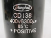 Jianghai CD138 400v 6300uF 85°C + Positive Capacitor (AH0119-41)