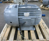 REBUILT US Electrical 125 HP AC Motor 460V 3565 RPM 444TS 148A TC 460 VAC 444-TS (DW6771-1)