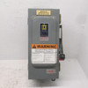 Square D HU361A Ser. E1 30 Amp 600V 12K Non-Fusible Safety Switch Disconnect 30A (AH0368-1)